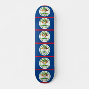 Skateboard met vlag van Belize
