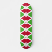 Skateboard met vlag van Burundi (Voorkant)