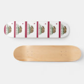Skateboard met vlag van Californië (Horizontaal)