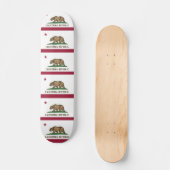 Skateboard met vlag van Californië (Voorkant)
