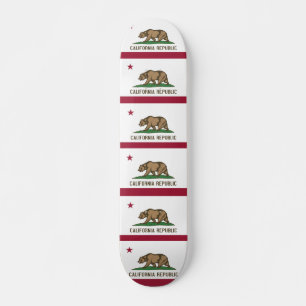Skateboard met vlag van Californië