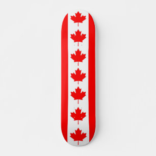 Skateboard met vlag van Canada