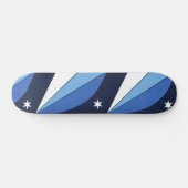 Skateboard met vlag van Columbia, South Carolina (Horizontaal)
