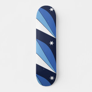 Skateboard met vlag van Columbia, South Carolina