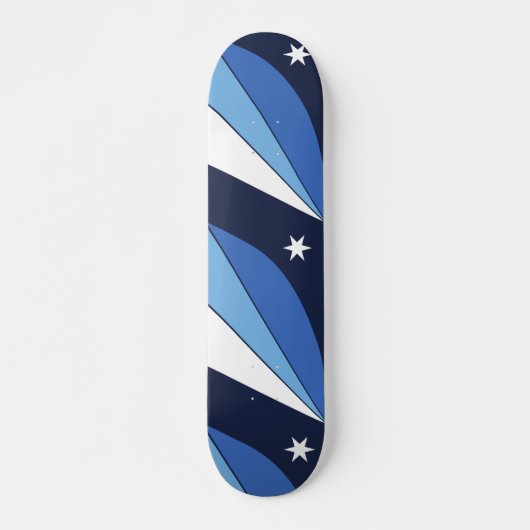 Skateboard met vlag van Columbia, South Carolina (Voorkant)