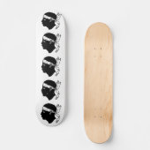 Skateboard met vlag van Corsica, Frankrijk (Voorkant)