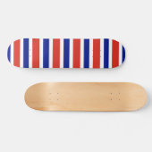 Skateboard met vlag van Costa Rica (Horizontaal)