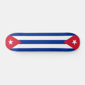 Skateboard met vlag van Cuba (Horizontaal)