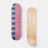 Skateboard met vlag van de Verenigde Staten (Voorkant)