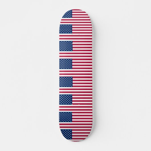 Skateboard met vlag van de Verenigde Staten (Voorkant)