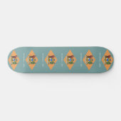 Skateboard met vlag van Delaware (Horizontaal)