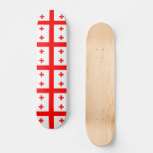 Skateboard met vlag van Georgië (Voorkant)