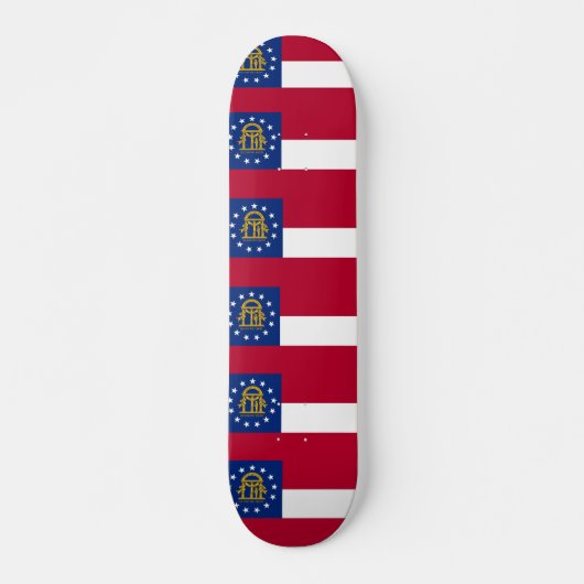 Skateboard met vlag van Georgië (Voorkant)