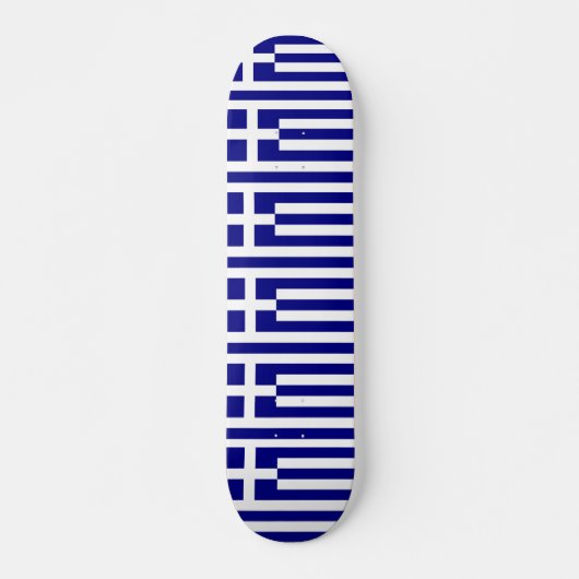 Skateboard met vlag van Griekenland (Voorkant)