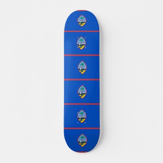 Skateboard met vlag van Guam (Voorkant)