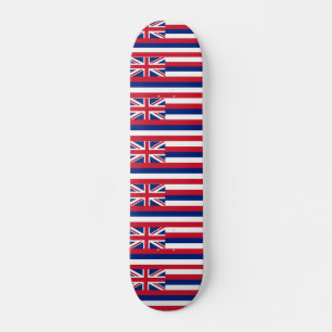 Skateboard met vlag van Hawaii