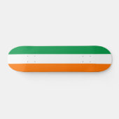 Skateboard met vlag van Ierland (Horizontaal)