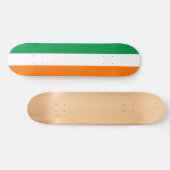 Skateboard met vlag van Ierland (Horizontaal)