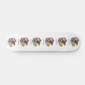 Skateboard met vlag van Illinois (Horizontaal)