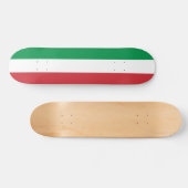 Skateboard met vlag van Italië (Horizontaal)