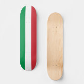 Skateboard met vlag van Italië (Voorkant)