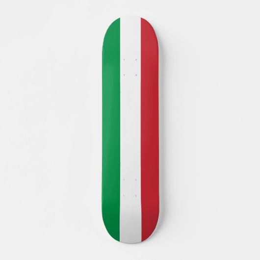 Skateboard met vlag van Italië (Voorkant)
