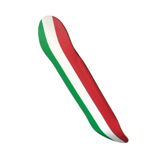 Skateboard met vlag van Italië (Voorkant)