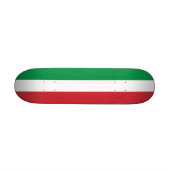 Skateboard met vlag van Italië (Horizontaal)