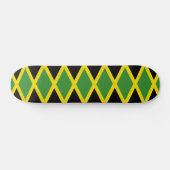 Skateboard met vlag van Jamaica (Horizontaal)