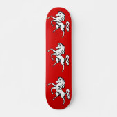 Skateboard met vlag van Kent, Engeland (Voorkant)