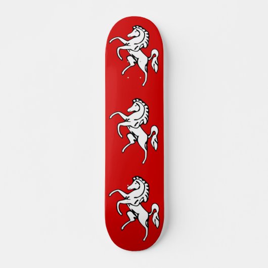 Skateboard met vlag van Kent, Engeland (Voorkant)