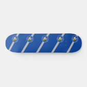 Skateboard met vlag van Las Vegas, Nevada, VS (Horizontaal)