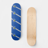 Skateboard met vlag van Las Vegas, Nevada, VS (Voorkant)