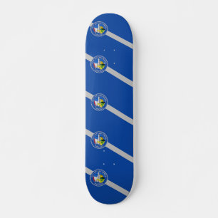 Skateboard met vlag van Las Vegas, Nevada, VS