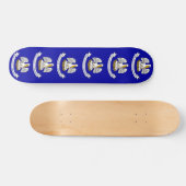 Skateboard met vlag van Louisiana (Horizontaal)