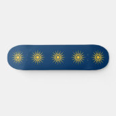 Skateboard met vlag van Macedonië, Griekenland (Horizontaal)