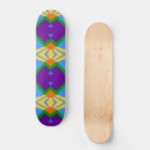 Skateboard met vlag van Manitou Springs (Voorkant)