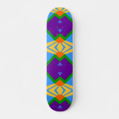 Skateboard met vlag van Manitou Springs (Voorkant)