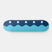 Skateboard met vlag van Minnesota, VS (Horizontaal)