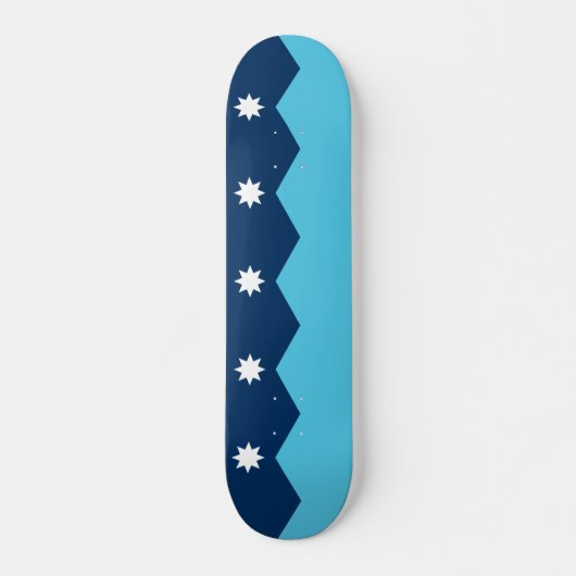Skateboard met vlag van Minnesota, VS (Voorkant)