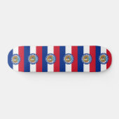Skateboard met vlag van Missouri (Horizontaal)