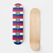 Skateboard met vlag van Missouri (Voorkant)