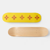 Skateboard met vlag van New Mexico (Horizontaal)