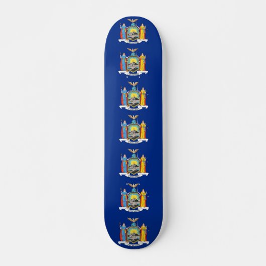 Skateboard met vlag van New York (Voorkant)