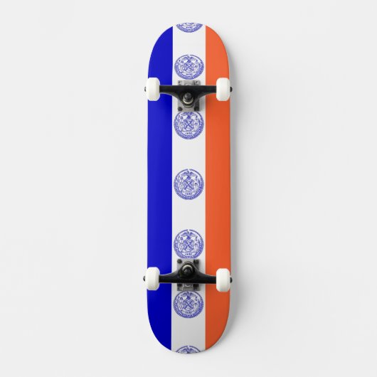 Skateboard met vlag van New York (Voorkant)