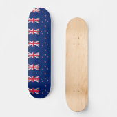 Skateboard met vlag van Nieuw-Zeeland (Voorkant)