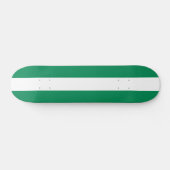 Skateboard met vlag van Nigeria (Horizontaal)
