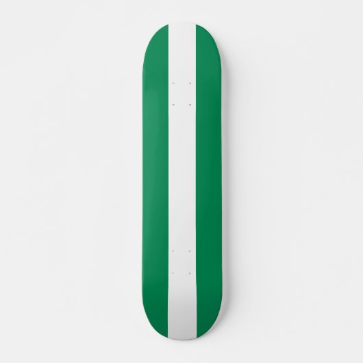Skateboard met vlag van Nigeria (Voorkant)