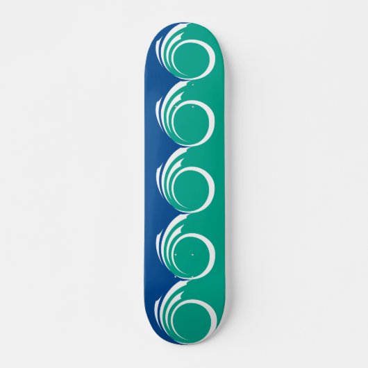 Skateboard met vlag van Ottawa, Canada (Voorkant)