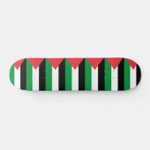 Skateboard met vlag van Palestina (Horizontaal)